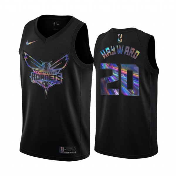 NBA Charlotte Hornets Trikot Gordon Hayward 20 Iridescent HWC Collection Swingman - Herren